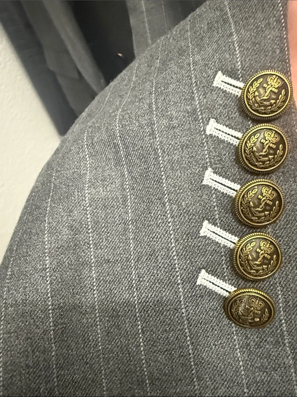 Bespoke custom Pinstripe Double-Breasted Suit